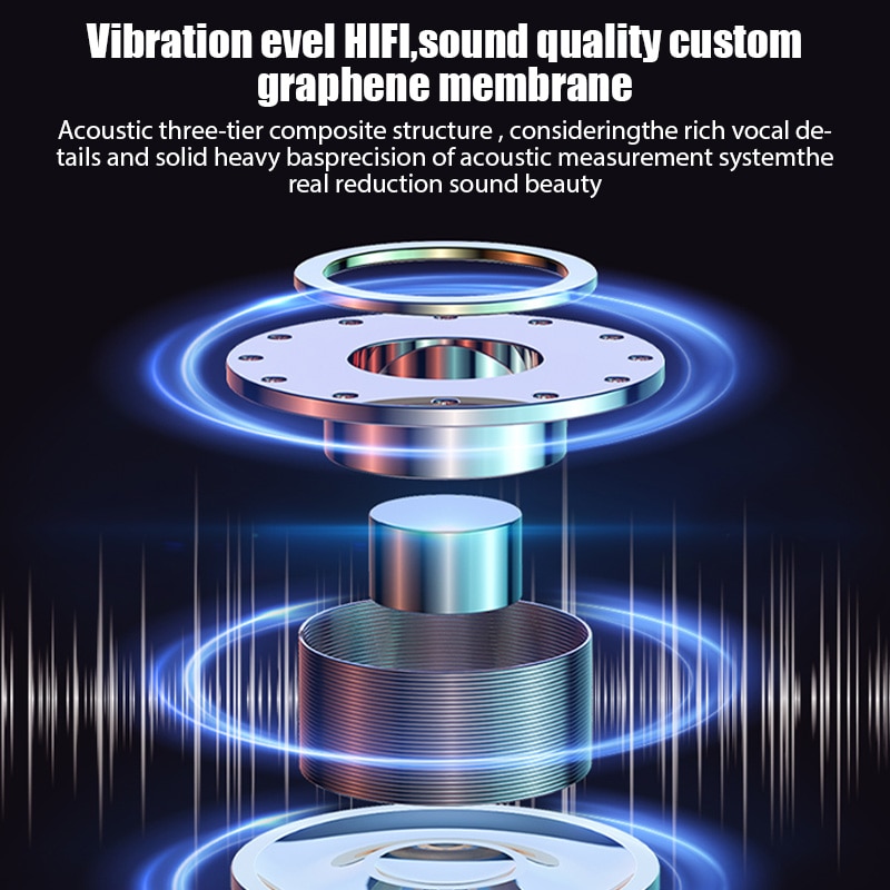 Y50 TWS Wireless Headphones Earphones Bt Touch Control Noise Reduction Stereo Waterproof Earbuds Headsets With Microphone