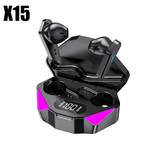 X15 TWS Wireless Earphone 5.3 bt Headphone 65ms Low Latency Earbud Esport Gaming Headset Gamer with Mic For xiaomi iphone