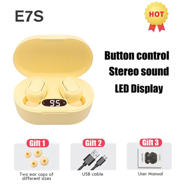 TWS Wireless Earphones HiFi Stereo 5.0 Bt Earphones in-ear Handsfree Headset Earbuds With Charging Box For all Smartphone