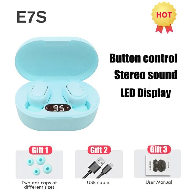 TWS Wireless Earphones HiFi Stereo 5.0 Bt Earphones in-ear Handsfree Headset Earbuds With Charging Box For all Smartphone