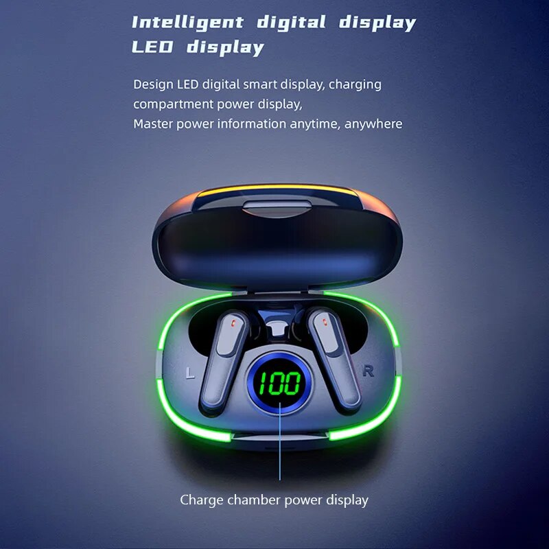 Original TWS Air Pro 80 Wireless Bt Headset with Mic LED Display Earbuds Wireless Headphones Air Fone Bluetooth Earphones
