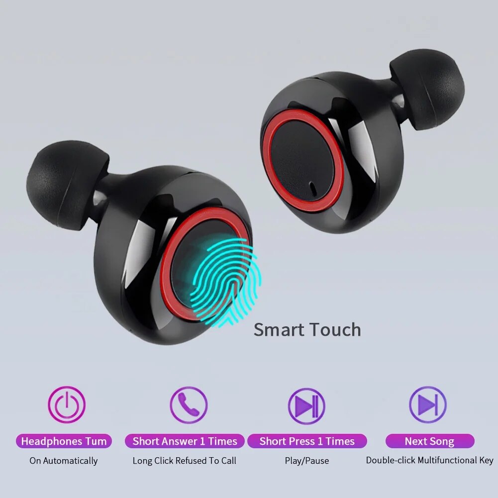 Y50 pro Bt Earphones TWS Wireless Headphones Sport Earphone Bluetooth Gaming Headset Microphone Wireless Earbuds 200 mAh