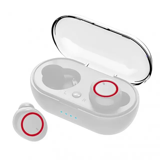 Y50 TWS Bt Earphone 5.0 Wireless Headset IPX7 Waterproof Deep Bass Earbuds True Wireless Stereo Headphone Sport Earphones