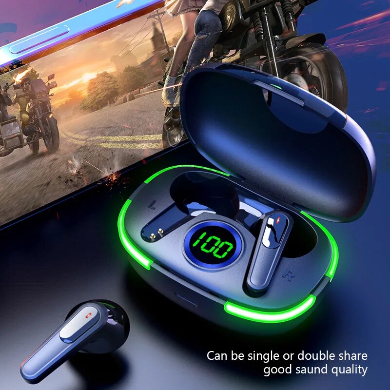 Original TWS Air Pro 80 Wireless Bt Headset with Mic LED Display Earbuds Wireless Headphones Air Fone Bluetooth Earphones