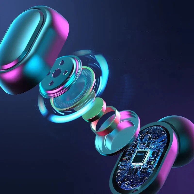 TWS Wireless Earphones HiFi Stereo 5.0 Bt Earphones in-ear Handsfree Headset Earbuds With Charging Box For all Smartphone