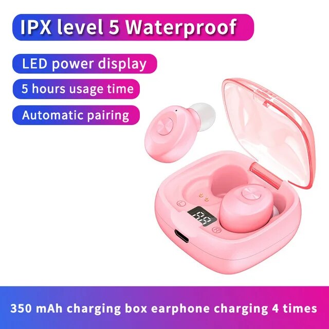 XG8 Digital Bt 5.2 TWS Headset tws Sports Headset Touch Mini Wireless Bluetooth Headset Noise Reduction Earbuds