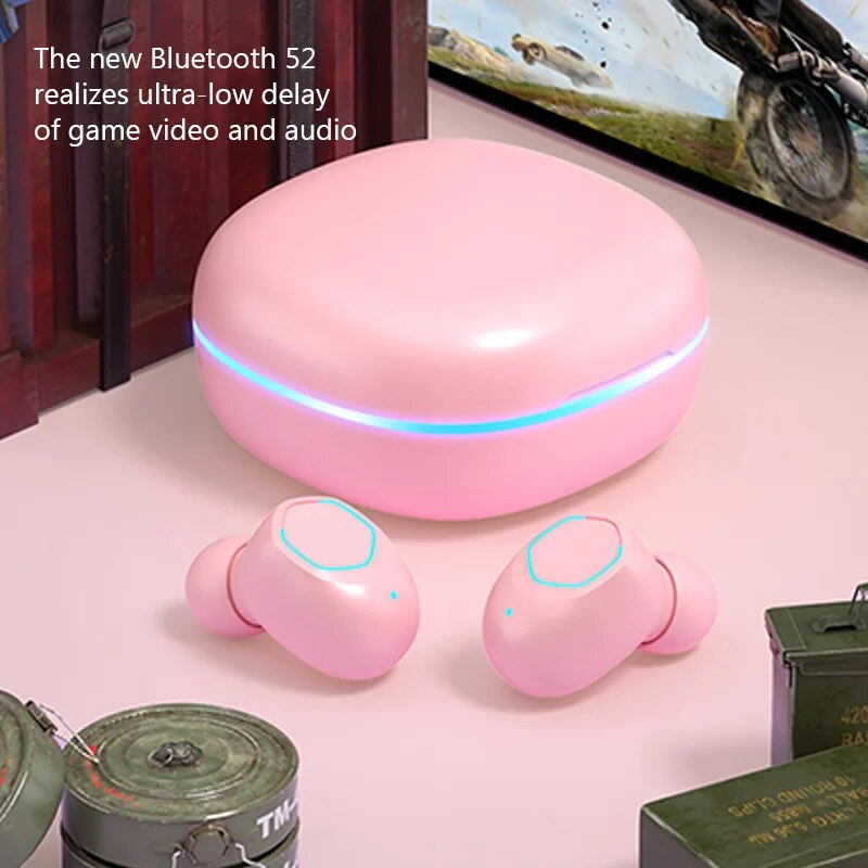 TWS M13  Wireless Earbud Bt 5.2 Earphone In Ear HiFi Stereo Earphone With Mic Waterproof Earplugs Bass Music Headset