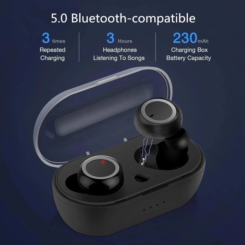 Y50 TWS Fone Bt Earphones 5.2 Wireless headset Touch Control Wireless Bluetooth Headset with Mic Air for phones
