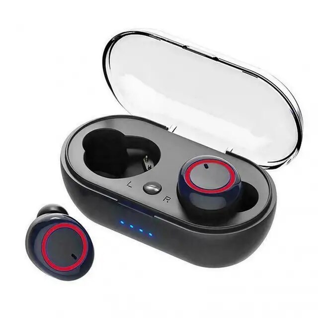 Y50 TWS Bt Earphone 5.0 Wireless Headset IPX7 Waterproof Deep Bass Earbuds True Wireless Stereo Headphone Sport Earphones